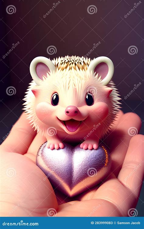 The Cutest Hedgehog on the Internet Generative Ai Stock Illustration ...