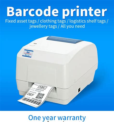 High Quality Commercial Label Printer Barcode Direct Thermal Label Printer 345 300dpi - Buy High ...