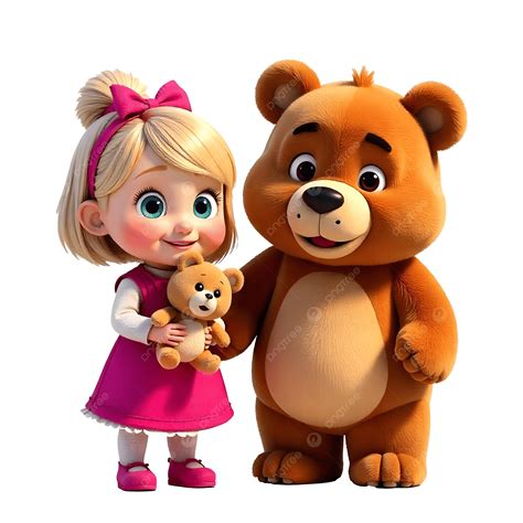 Masha And The Bear PNG, Vector, PSD, and Clipart With Transparent