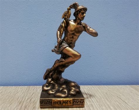 Hermes, Hermes Figurine Greek God Pagan God Olympian God Wiccan Wicca ...