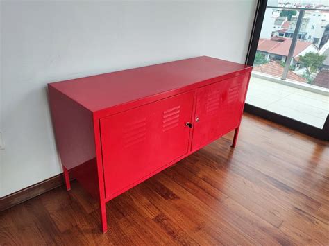 IKEA metal cabinet, Furniture & Home Living, Furniture, Shelves ...