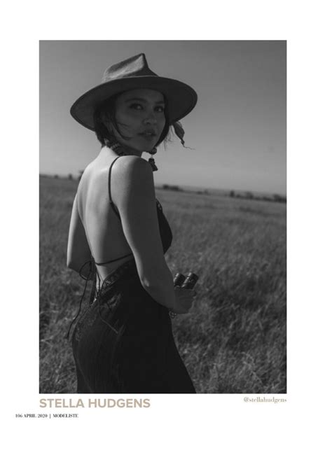 STELLA HUDGENS in Modeliste Magazine, April 2020 – HawtCelebs