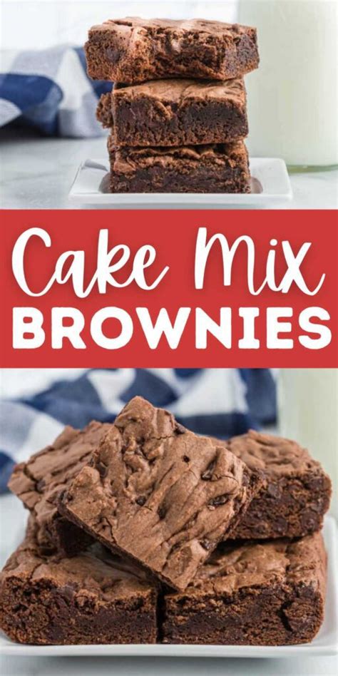 Cake Mix Brownies - the best Cake Mix Brownies