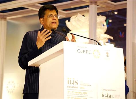 union minister shri piyush goyal inaugurated gjepcs largest  iijs