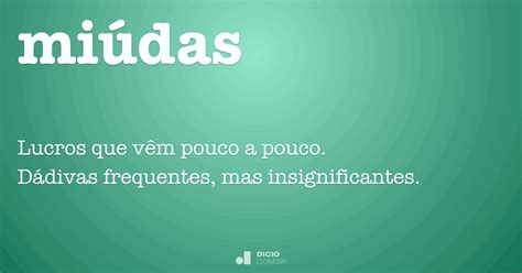 O Que Significa Miúda