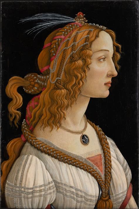 Idealised Portrait of a Lady (Portrait of Simonetta Vespucci as Nymph ...