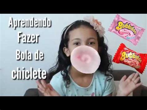 Como Fazer Bola De Chiclete - APRENDENDO FAZER BOLA DE CHICLETE. - YouTube