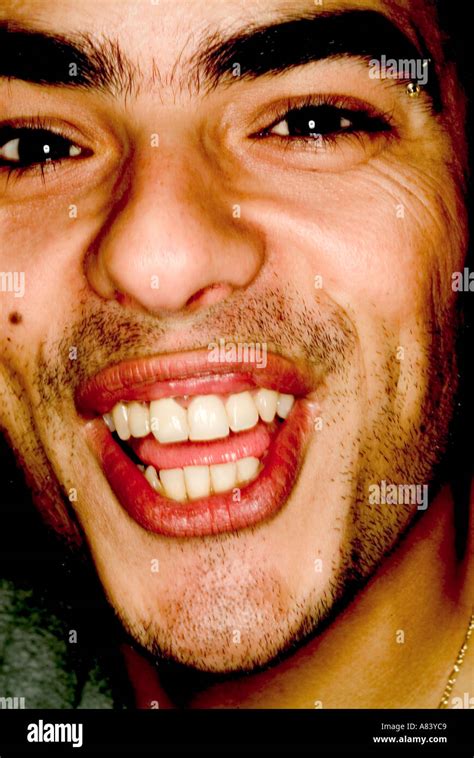 portrait man   camera smiling stock photo alamy