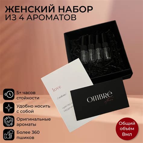 Женский парфюмерный набор из 4 ароматов - Kirke, Том форд Lost Cherry ...