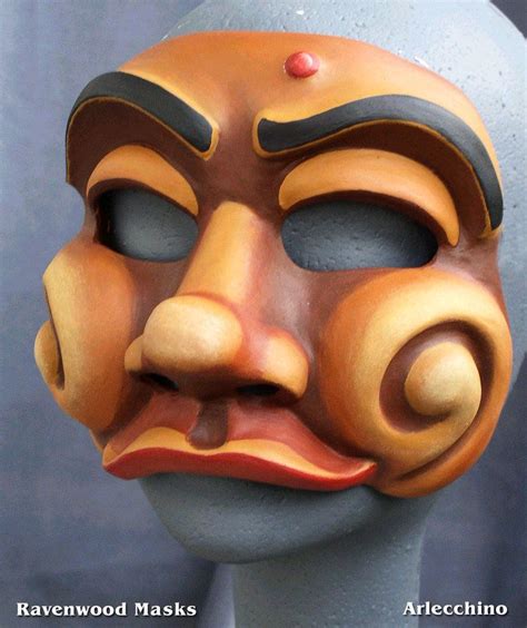 arlecchino commedia mask  alyssa ravenwood  deviantart artofit
