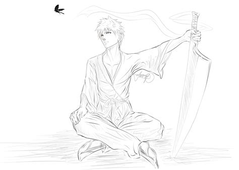 10 min sketch : r/bleach