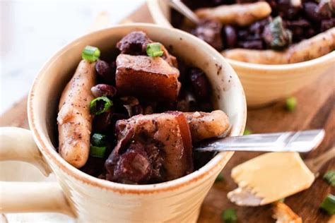 Stew Peas Recipe with Pigs Tail - Cast Iron Skillet Cooking