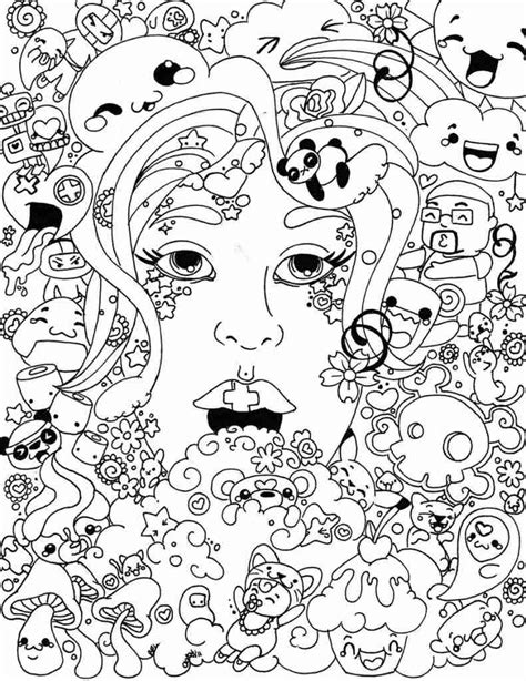 Trippy Coloring Pages Printable For Adults at GetColorings.com | Free