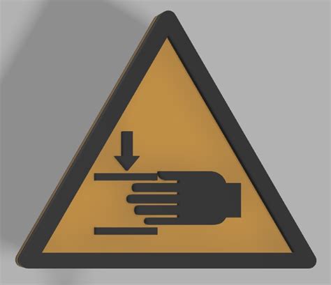 ISO 7010 W024 by WolfPrint3D | Download free STL model | Printables.com