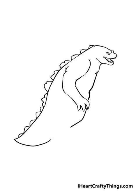 How To Draw Godzilla Roaring