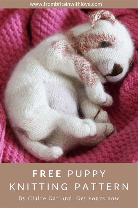 puppy dog knitting pattern love knitting