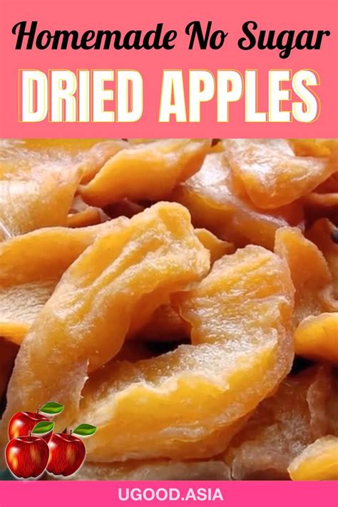 homemade dried apple chewy candy healthy snack  kids