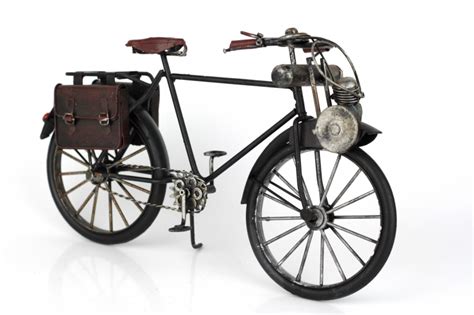 Retro model jízdní kolo s motorem 28cm