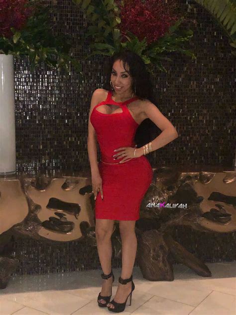 TW Pornstars - Anakaliyah. Twitter. Lady in red. 6:55 PM - 21 Oct 2018