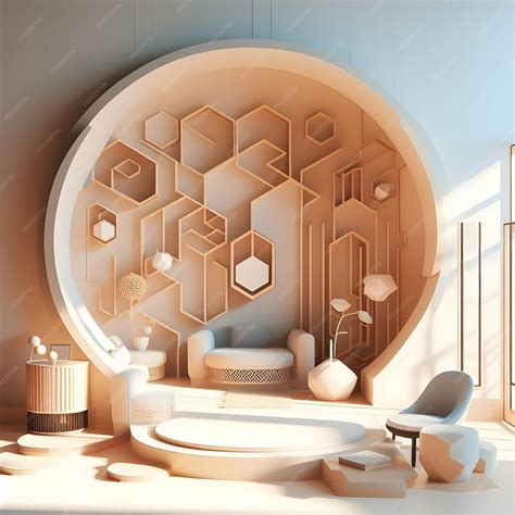 Premium Photo | Photo 3d modern luxury living room interior design with