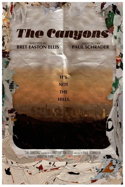 The Canyons Movie Poster (#1 of 3) - IMP Awards