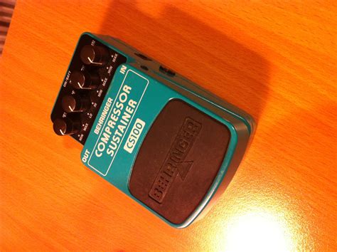 compressor sustainer cs behringer audiofanzine