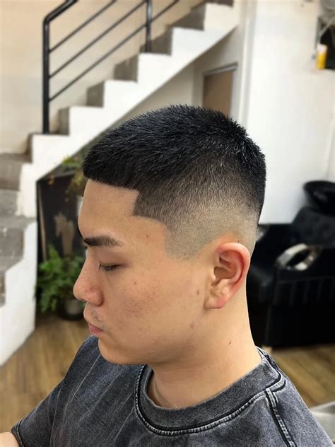 kieu toc buzz cut nam ca tinh gon gang va cuon hut