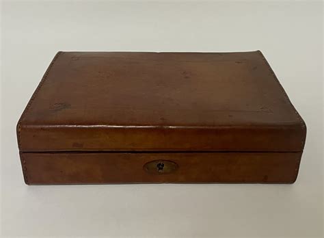 Victorian Apothecary Set In Leather Box