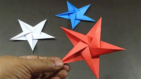 How To Make 5 Pointed Origami Stars - Easy And Simple Steps | - YouTube