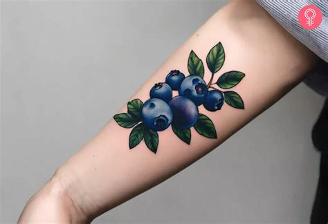 8 Best Blueberry Tattoo Designs For Fruit Lovers