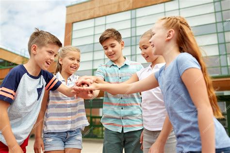 premium photo primary education friendship childhood  people