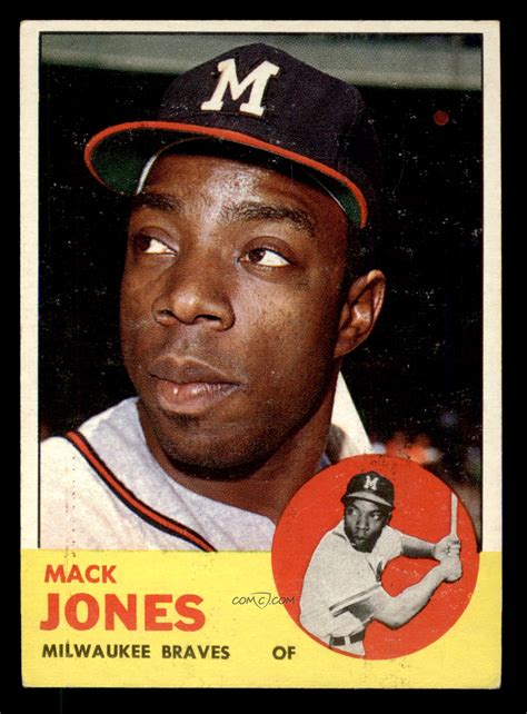 1963 Topps - [Base] #137 - Mack Jones [VG EX]