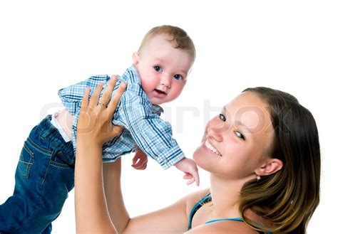 pretty young women   son stock image colourbox