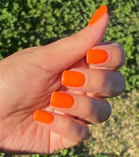 Neon Orange Nail Polish