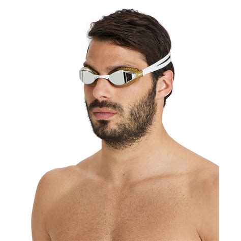 Arena Airspeed Mirrored Goggles - Silver/ Gold ARENA | Decathlon