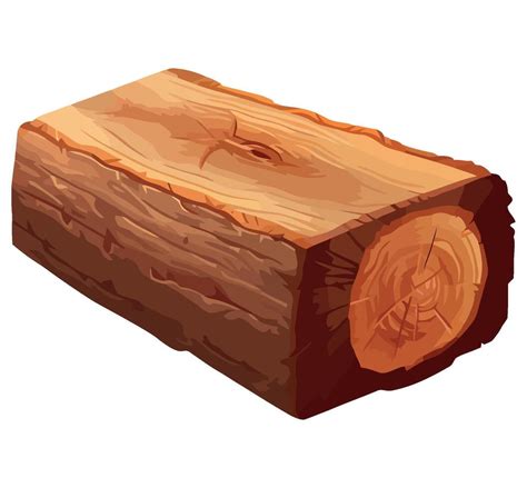 thick log vector art icons  graphics