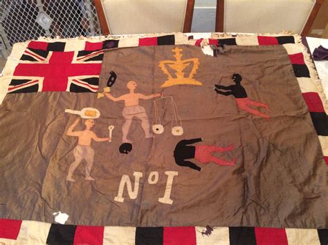 Found two strange flags/tapestries in my parents attic. Here is one