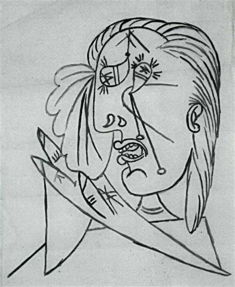 Пабло Пикассо — "Плачущая женщина 3", 1937 год
