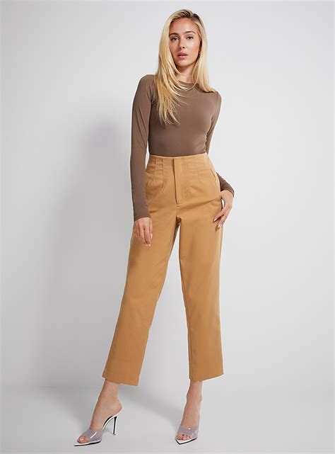 womens skinny pants slim fit pants simons canada