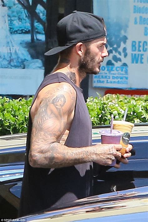 David Beckham Neck Tattoo