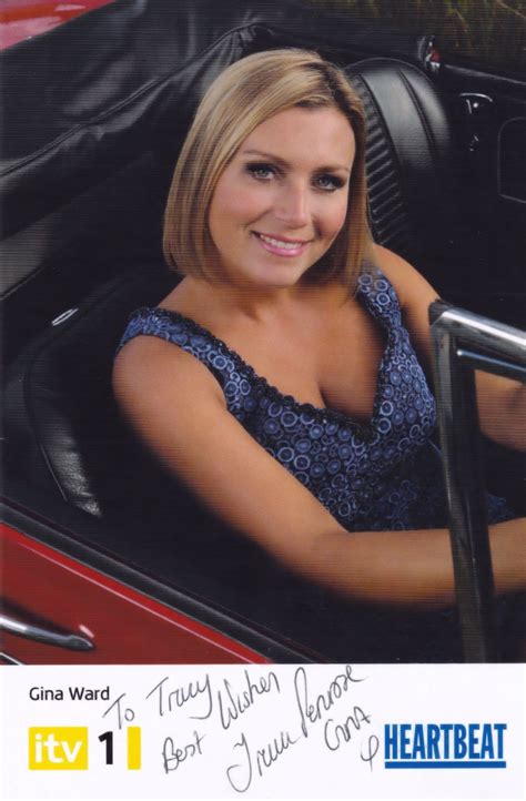 Gina Ward Tricia Penrose ITV Heartbeat Hand Signed Cast Card Photo