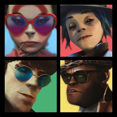 Humanz album artwork [2428x2428] : gorillaz