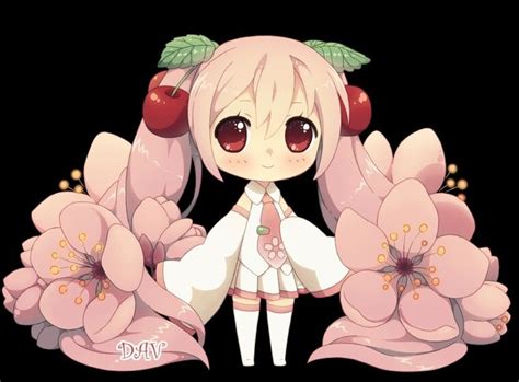 Chibi Sakura Miku by Dav-19 on deviantART | Anime chibi, Anime, Chibi