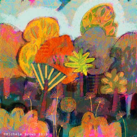 Michèle Brown Artist - The Old Cells Studio: Small Forest