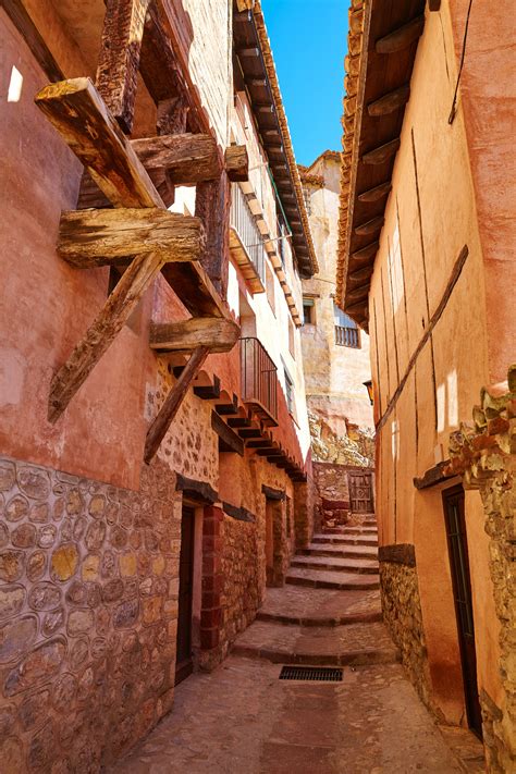 Albarracin, ciudad medieval en teruel españa | Foto Premium