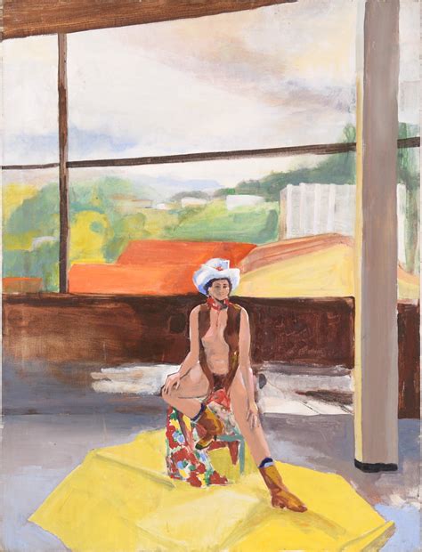 Patricia Gren Hayes - Cowgirl in the Studio - Figurative Study in Oil