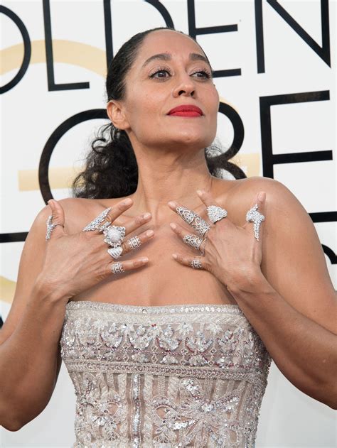 Tracee Ellis Ross won the night in a naked dress