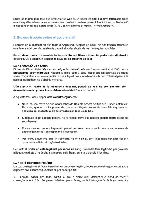 SOLUTION: Filosofia john locke - Studypool