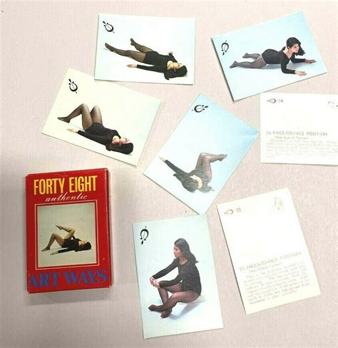 vintage  sex position cards japan  authentic art ways