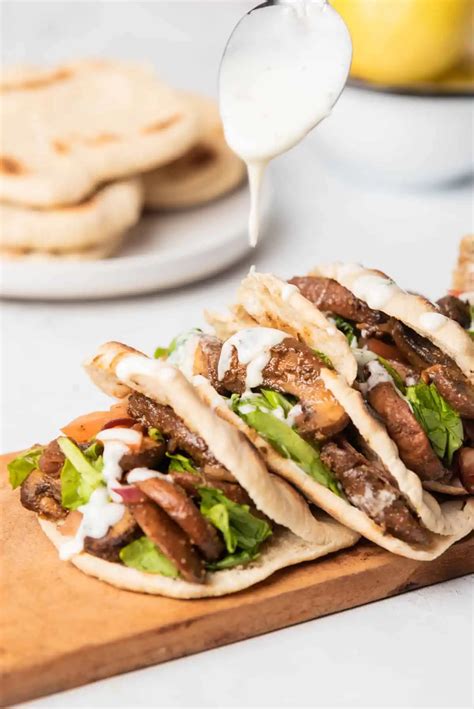 The Easiest Vegan Shawarma (With Garlic Yogurt Sauce)